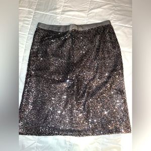 Size Medium J Crew Sequin Pencil Skirt NWOT